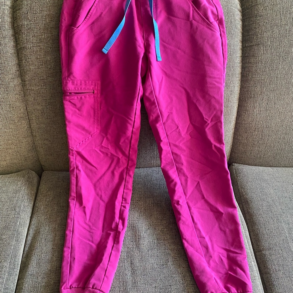 Figs Rasberry Sorbet Zamora Jogger Pants XXS Regular
